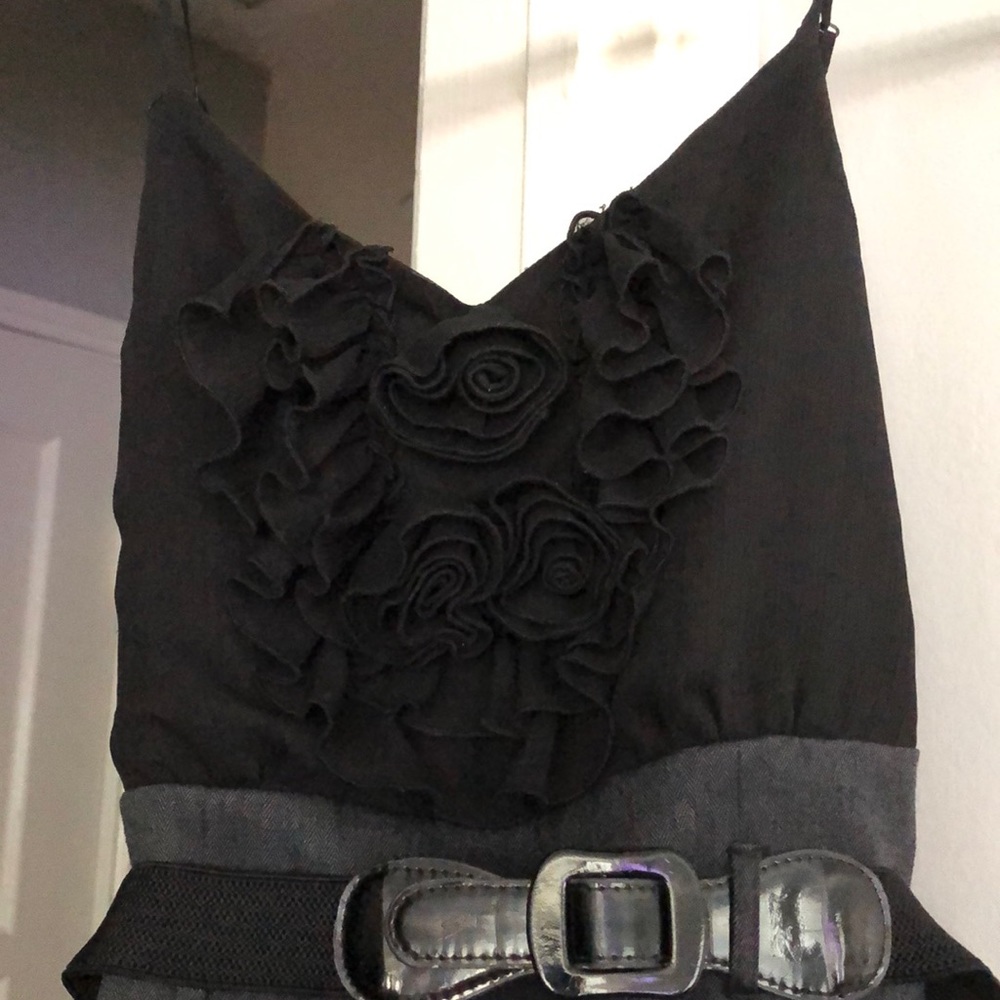 Business Dress w/ Flowy Top